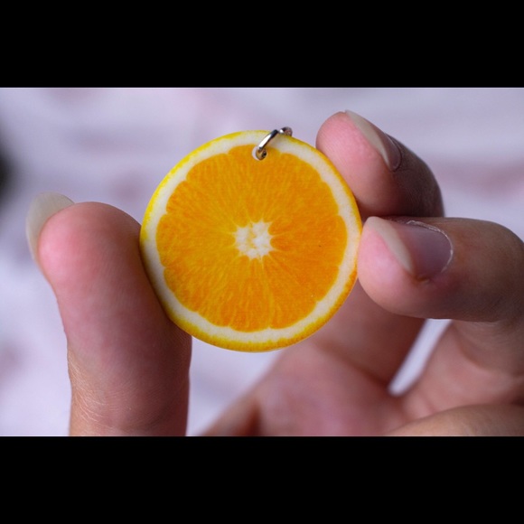 Orange Slice Earrings - Picture 4 of 4